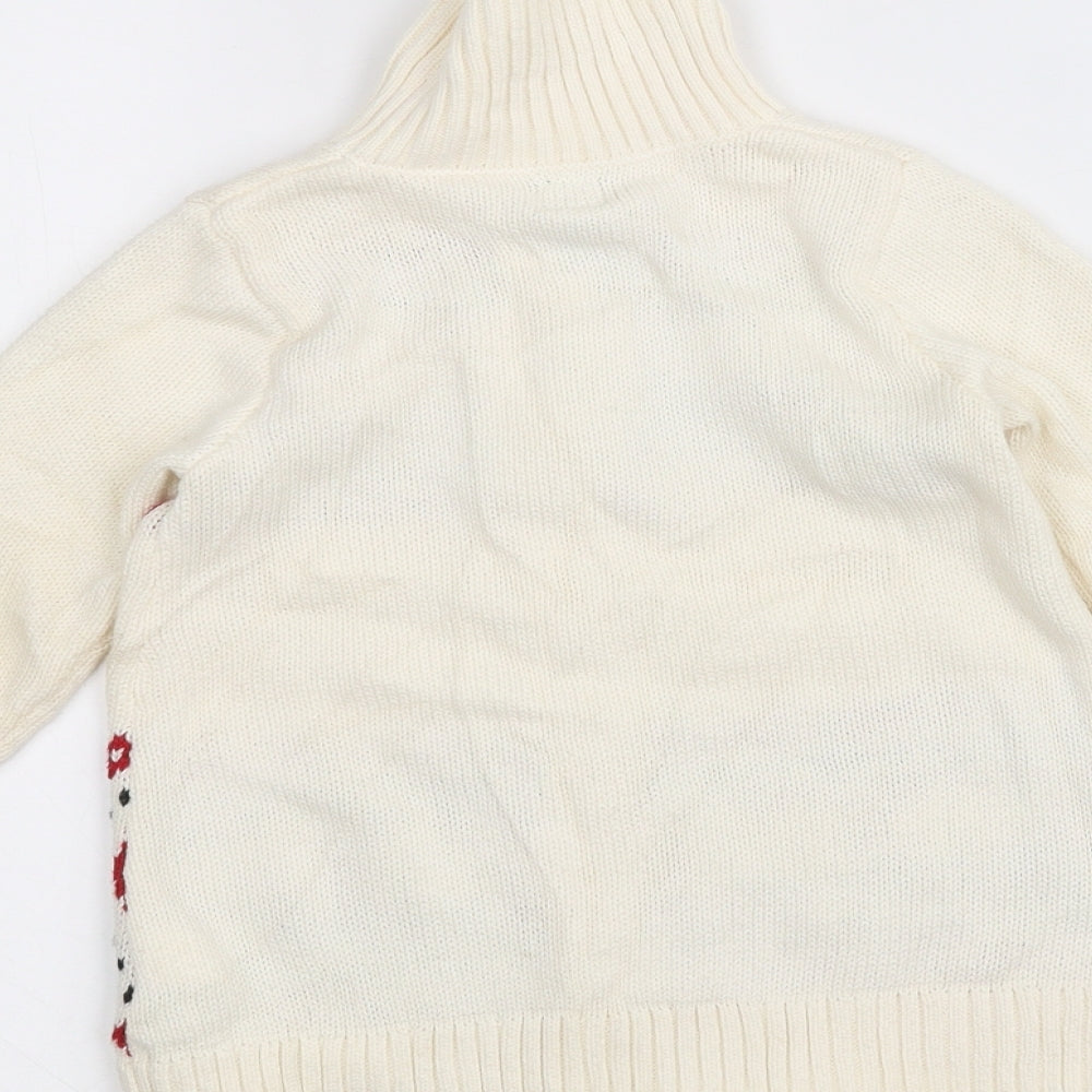 Gap Girls White   Jacket Coatigan Size 2 Years