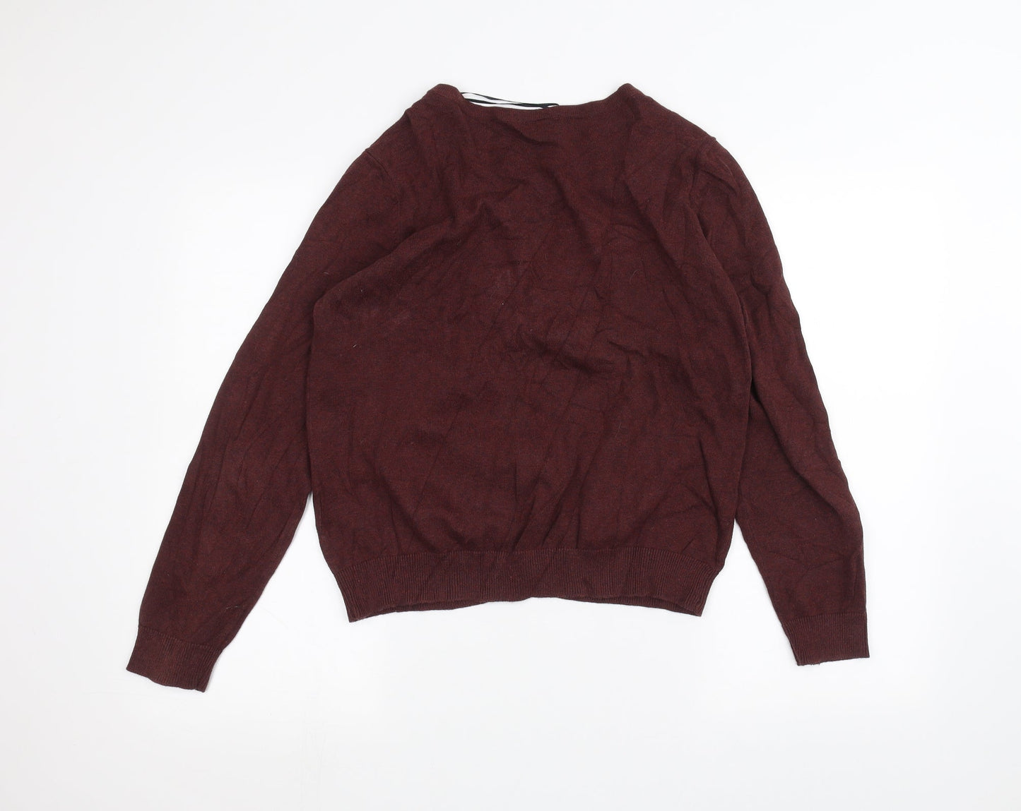 H&M Womens Red   Cardigan Jumper Size L