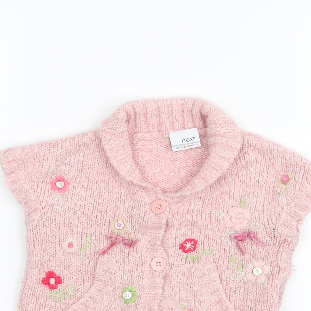NEXT Baby Pink   Jacket Coatigan Size 12-18 Months