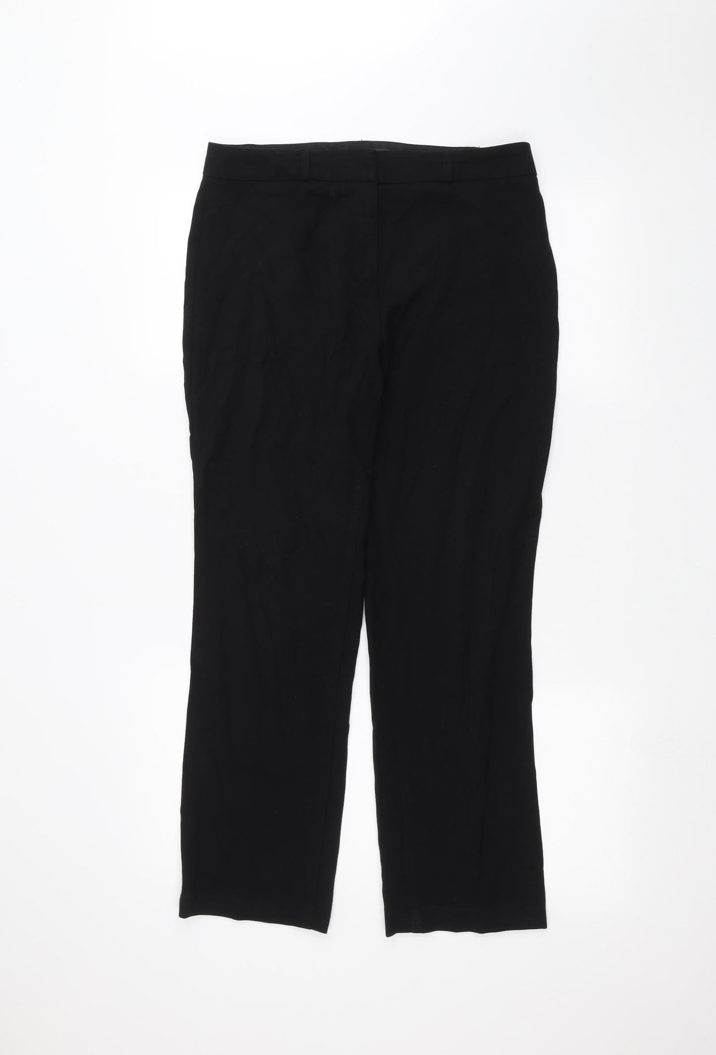 Marks and Spencer Womens Black   Trousers  Size 10 L24 in