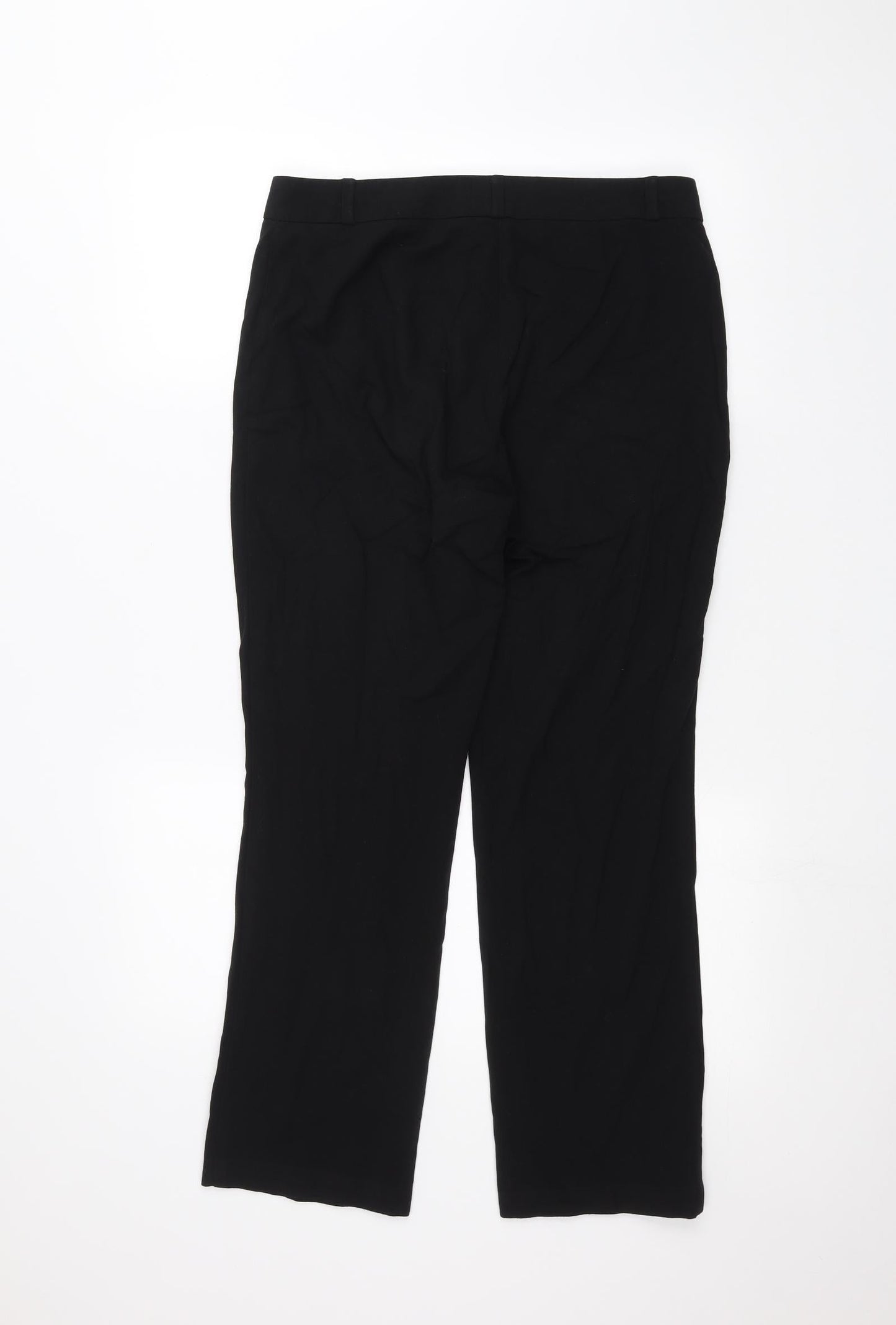 Marks and Spencer Womens Black   Trousers  Size 10 L24 in