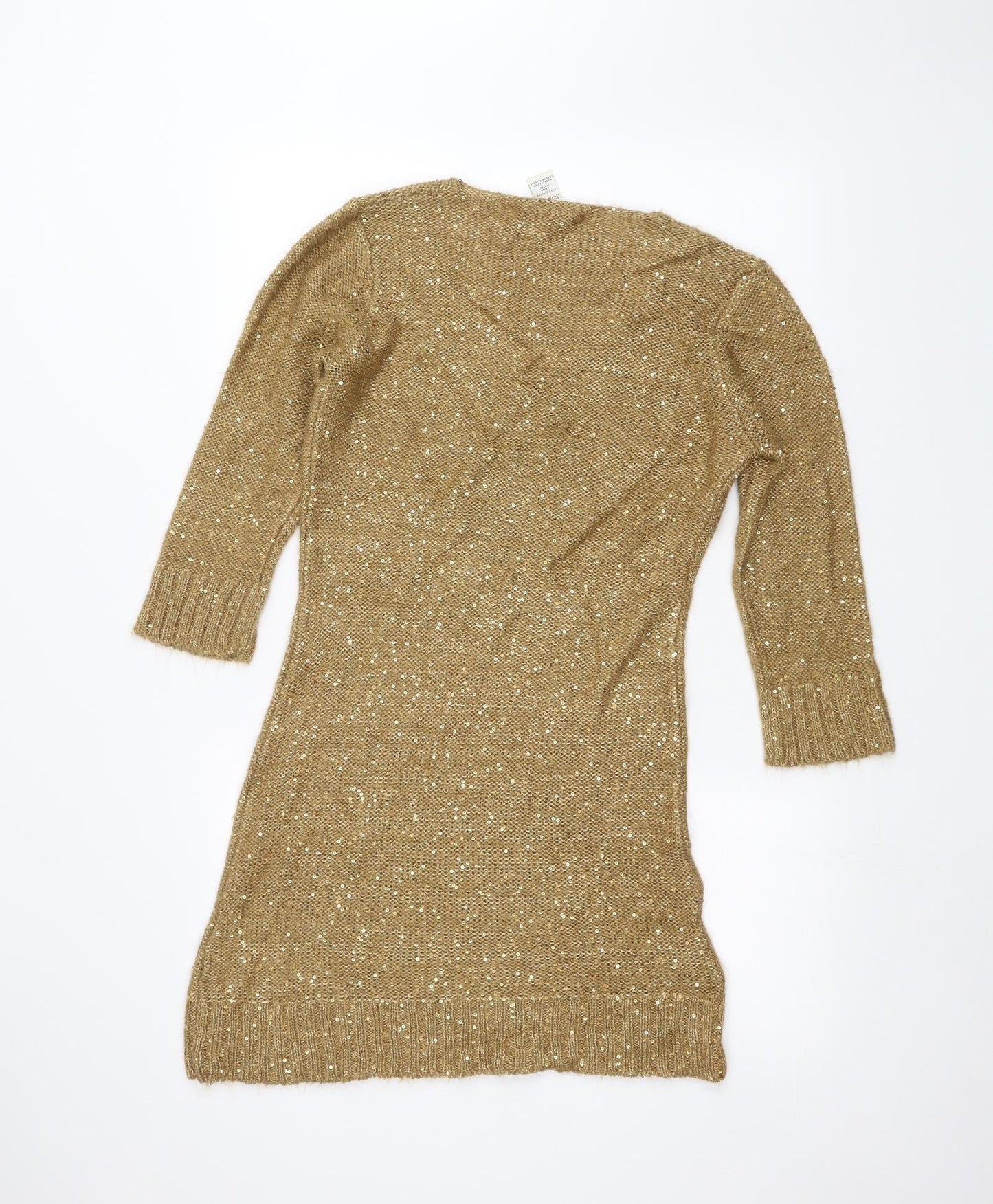 STUDIO  Womens Gold   Pullover Jumper Size M