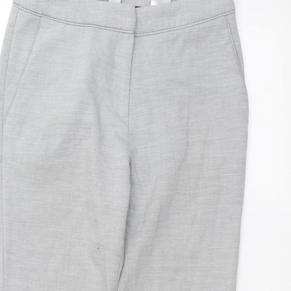 H&M Womens Grey   Trousers  Size 10 L24 in
