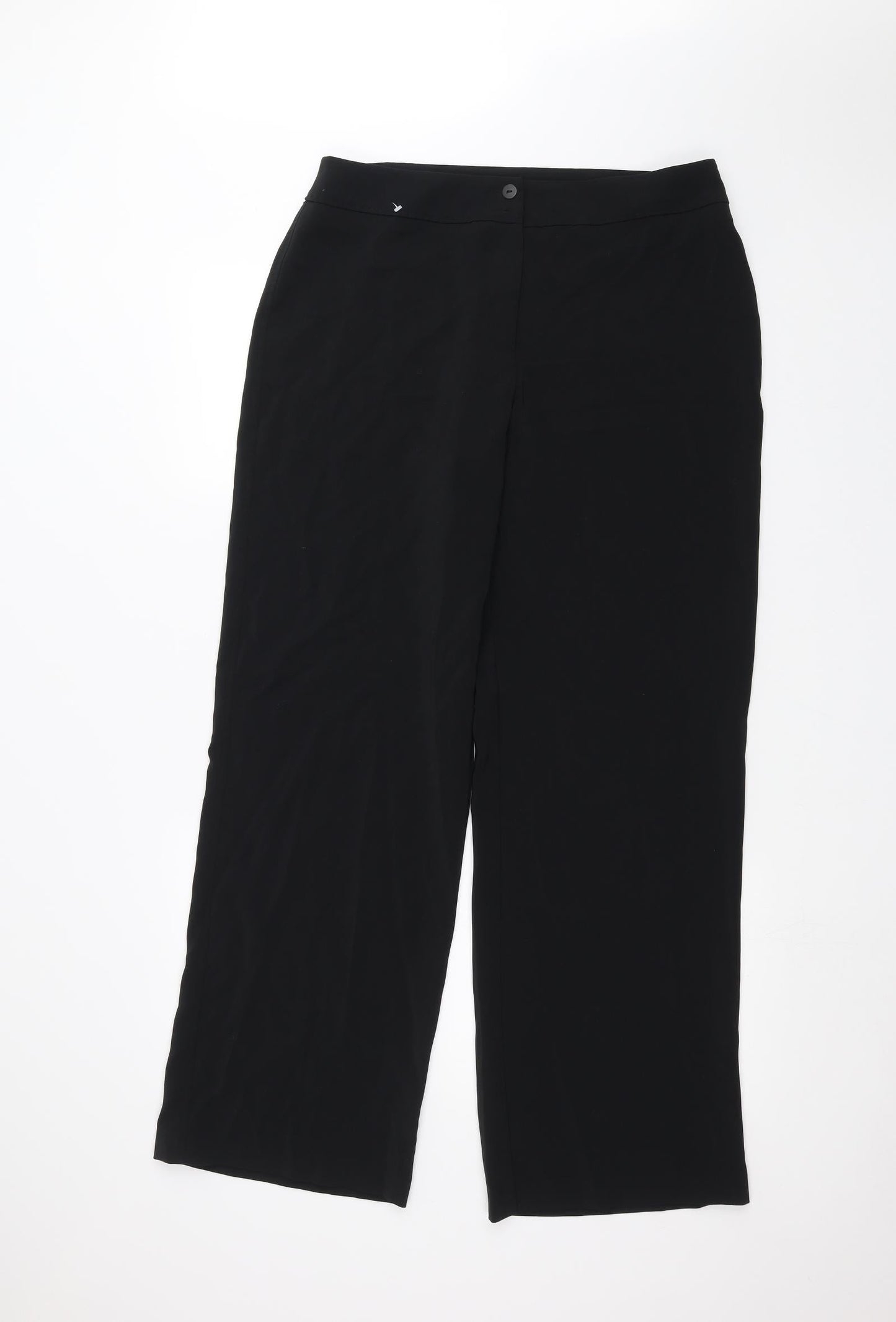 Marks and Spencer Womens Black   Trousers  Size 14 L27 in