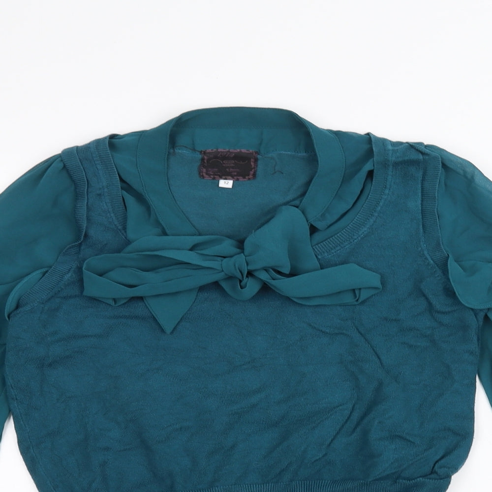New Look Womens Green   Pullover Jumper Size 12