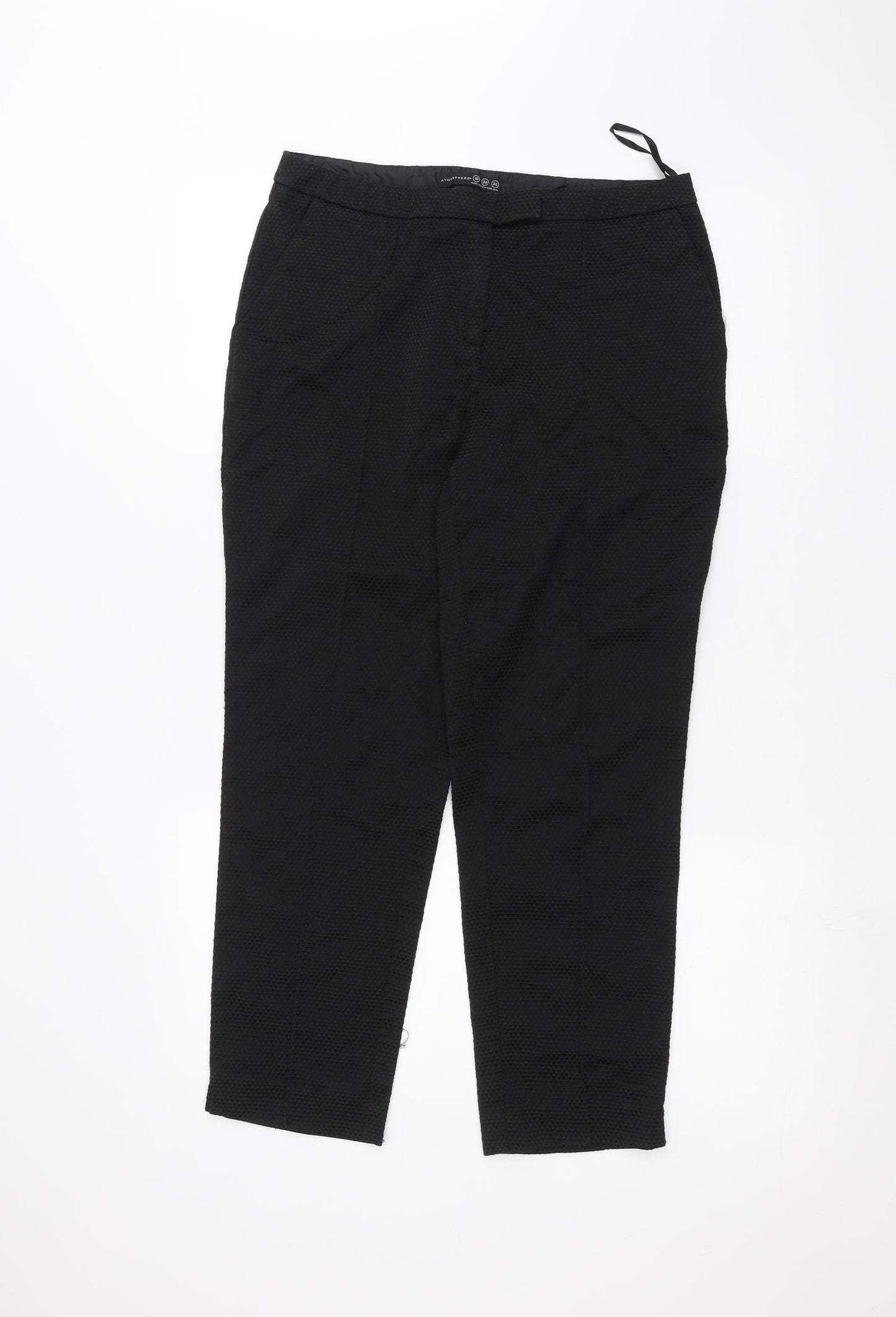 Atmosphere Womens Black   Trousers  Size 10 L23 in