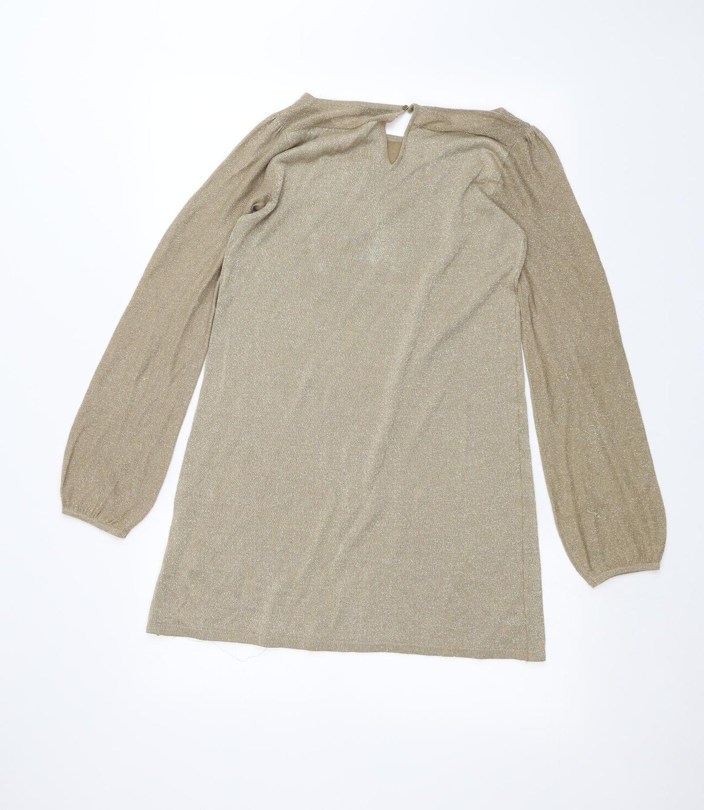 Oasis Womens Gold   Basic T-Shirt Size S
