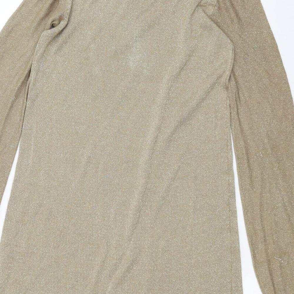 Oasis Womens Gold   Basic T-Shirt Size S