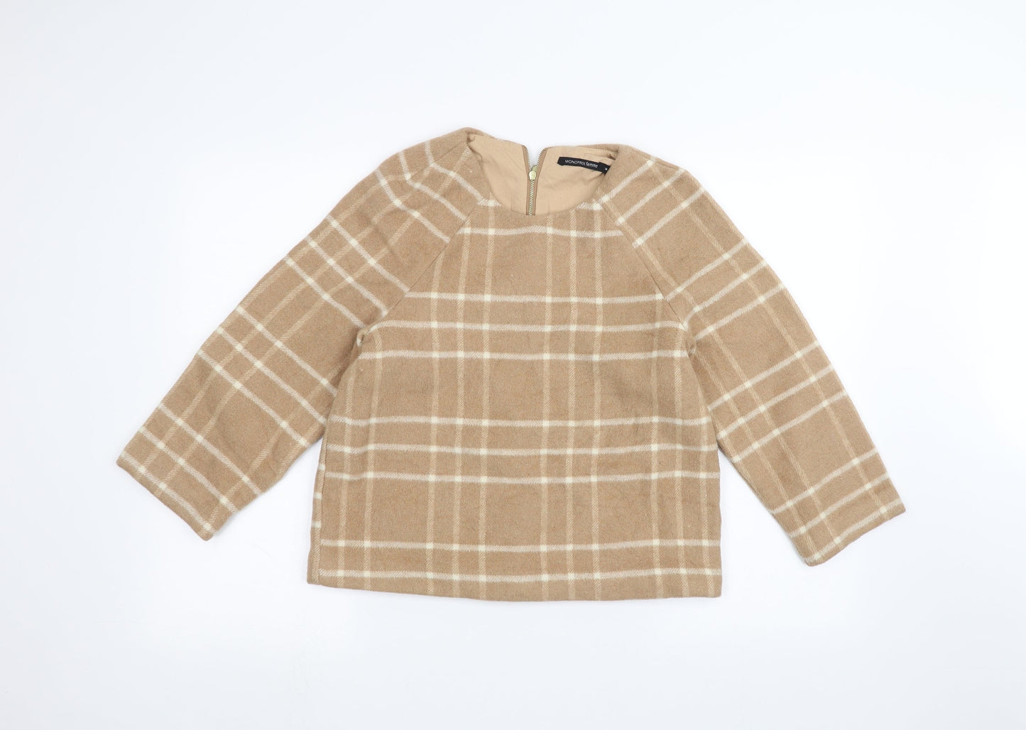 Monoprix Womens Brown   Pullover Jumper Size 10