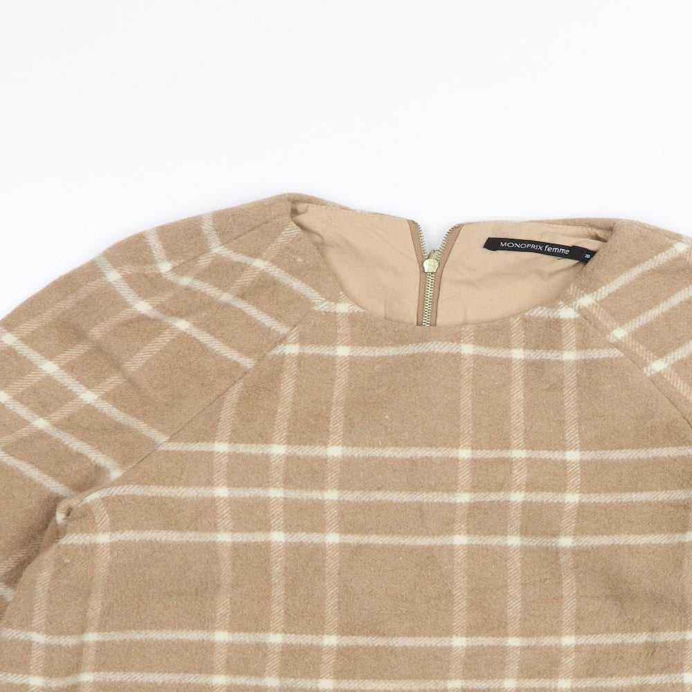 Monoprix Womens Brown   Pullover Jumper Size 10