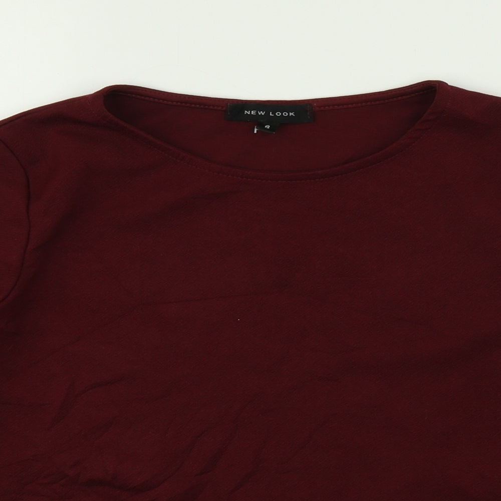 New Look Womens Red   Pullover Jumper Size 8