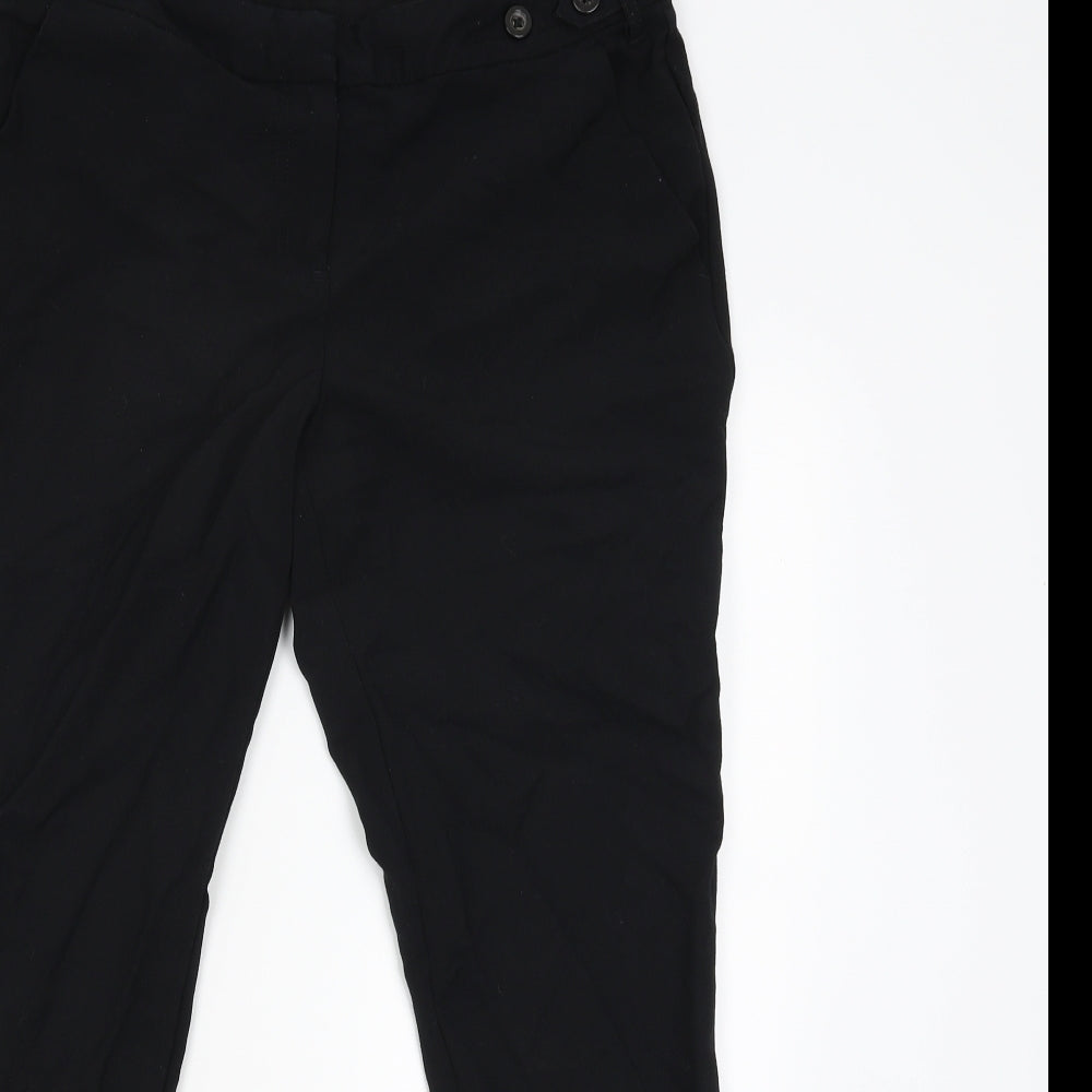NEXT Womens Black   Trousers  Size 12 L28 in