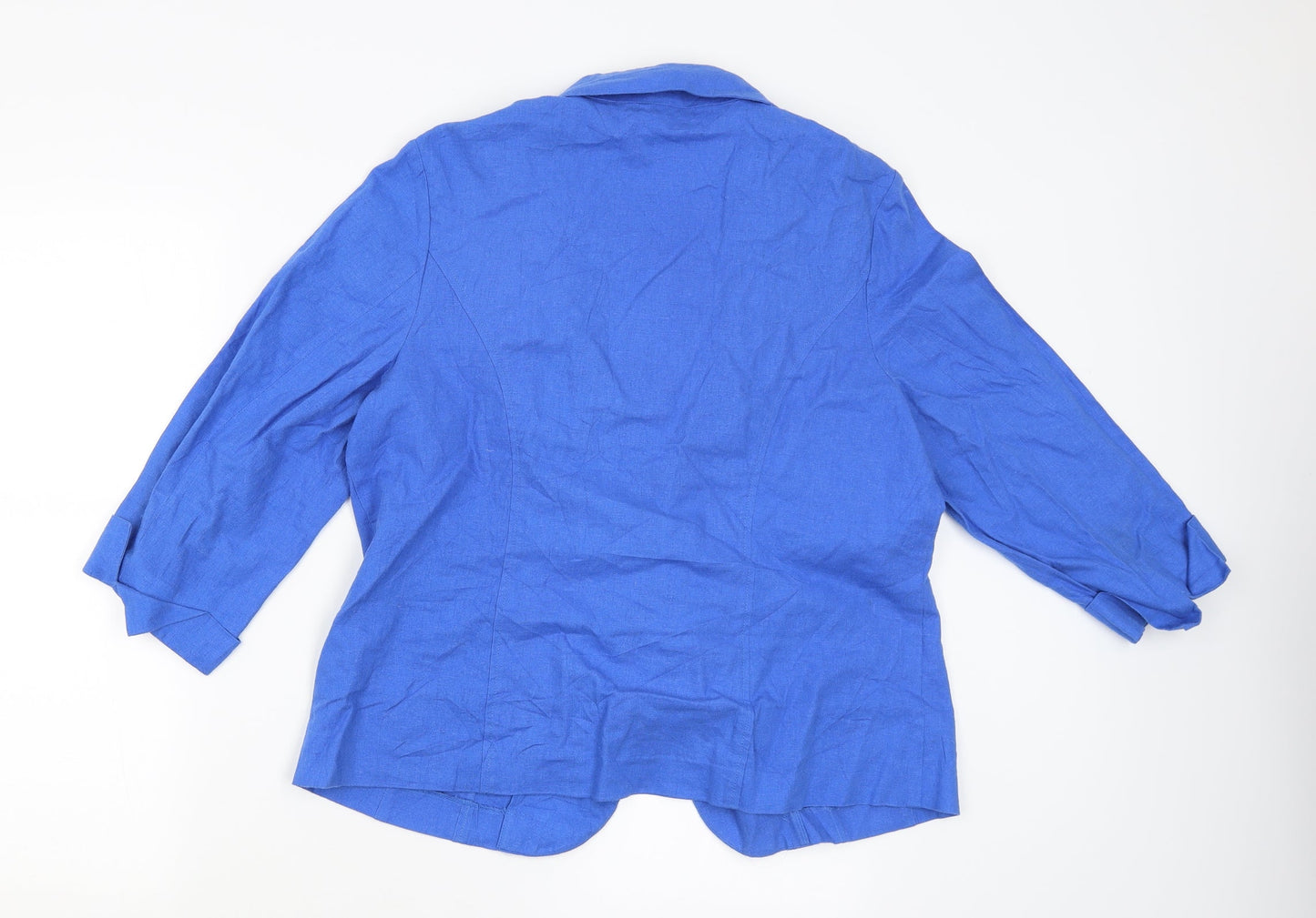 Isle Womens Blue   Cardigan Jumper Size 14
