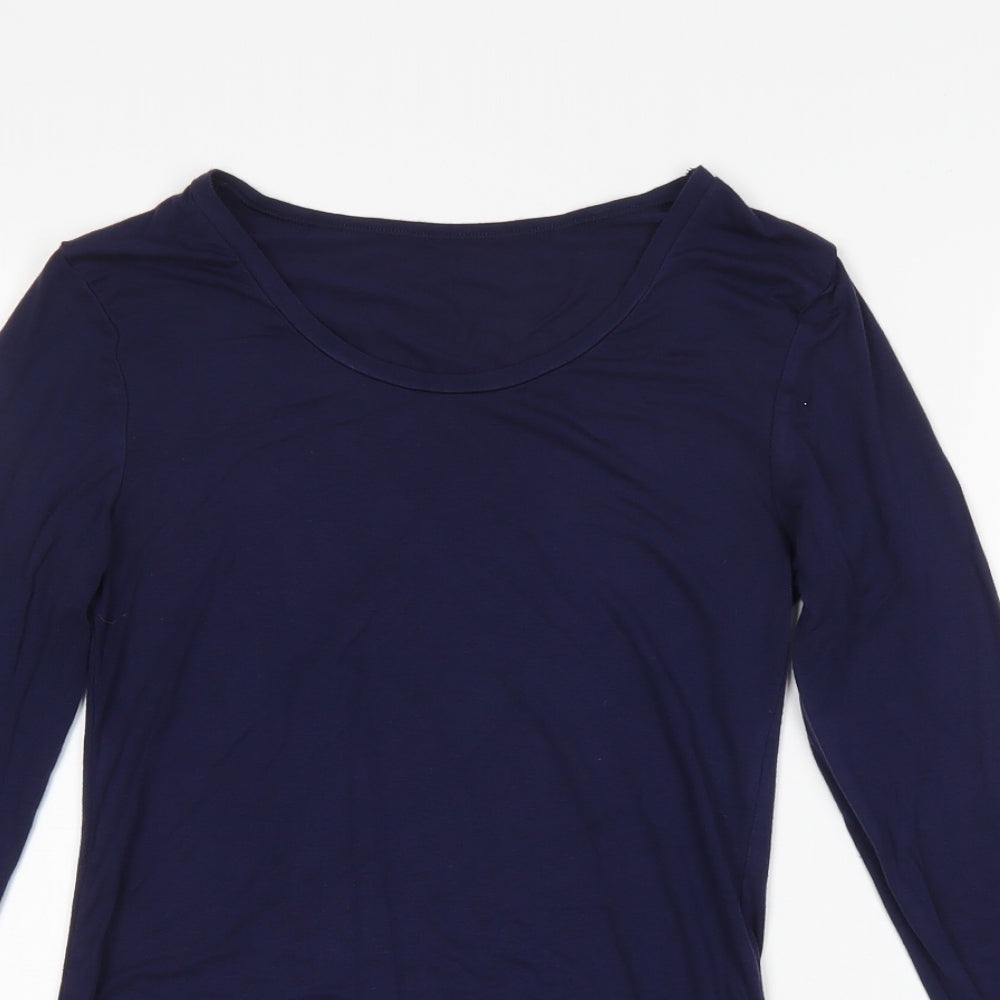 Preworn Womens Blue   Basic T-Shirt Size 14