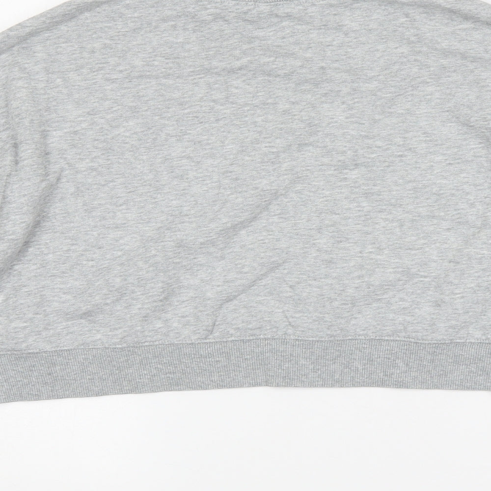 H&M Womens Grey   Pullover Sweatshirt Size S