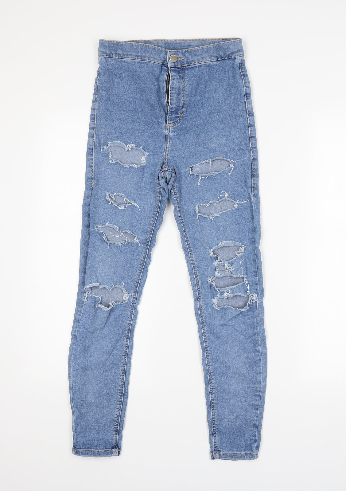 Topshop Womens Blue   Jegging Leggings Size 28 in L30 in