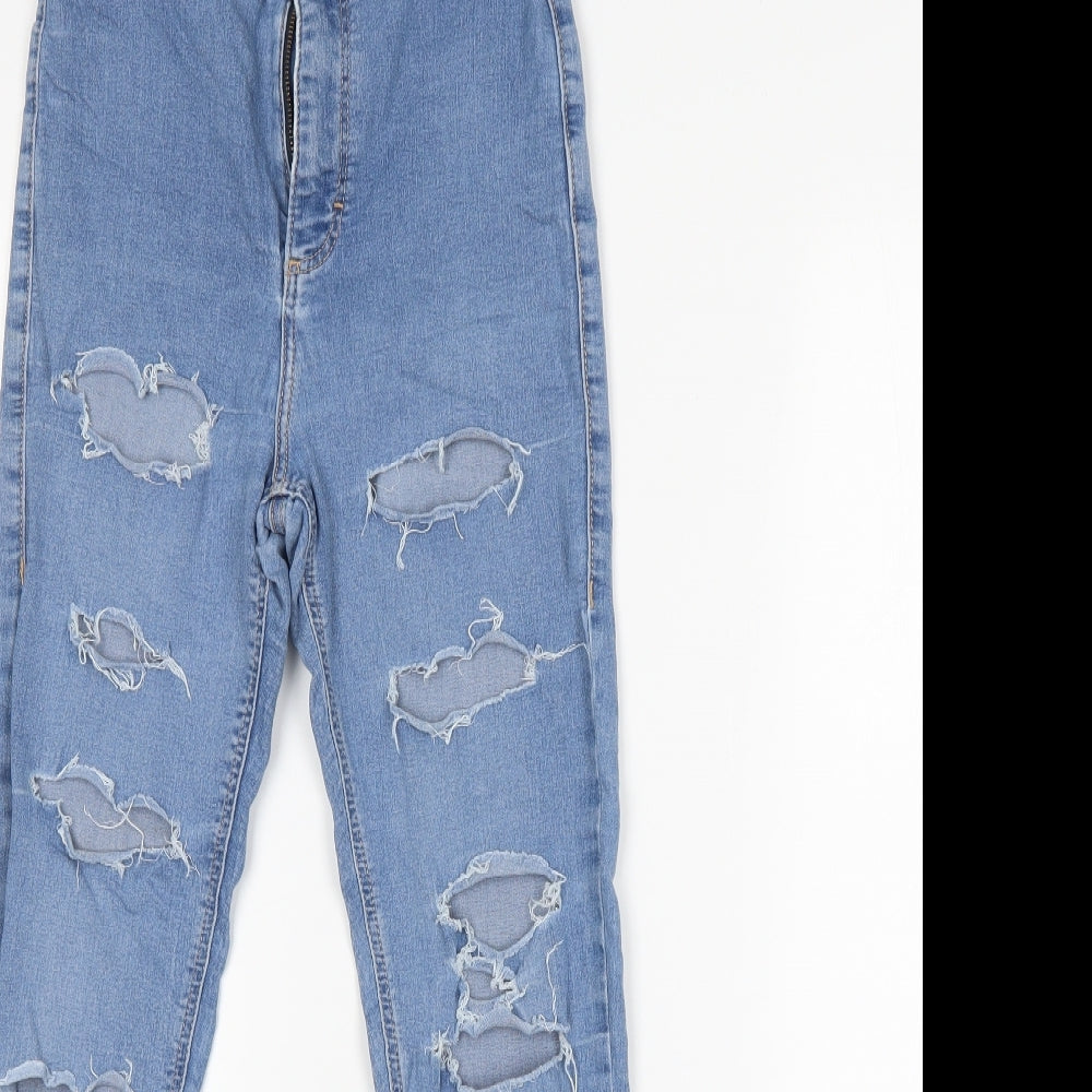 Topshop Womens Blue   Jegging Leggings Size 28 in L30 in