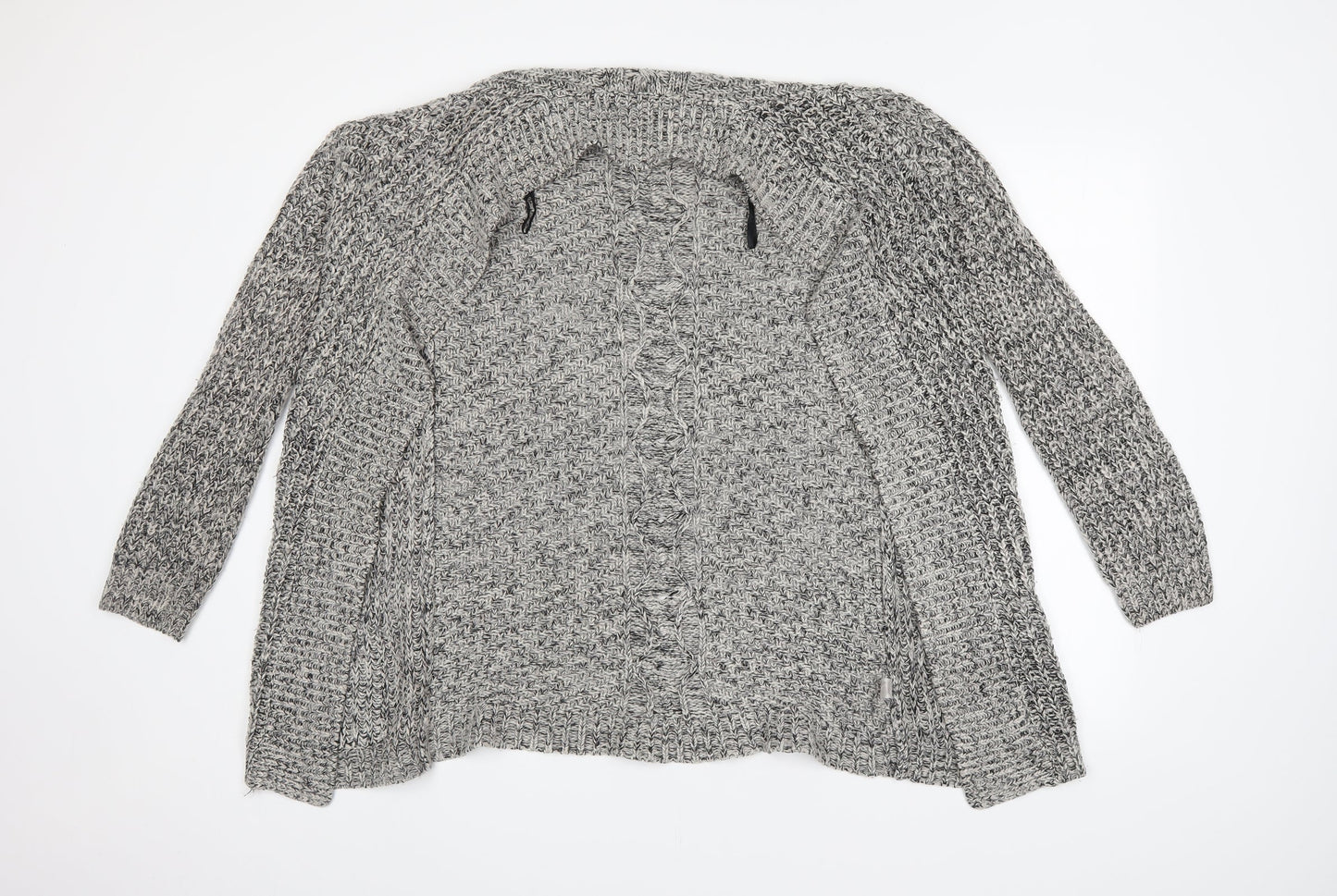 Preworn Womens Grey   Cardigan Jumper Size 8