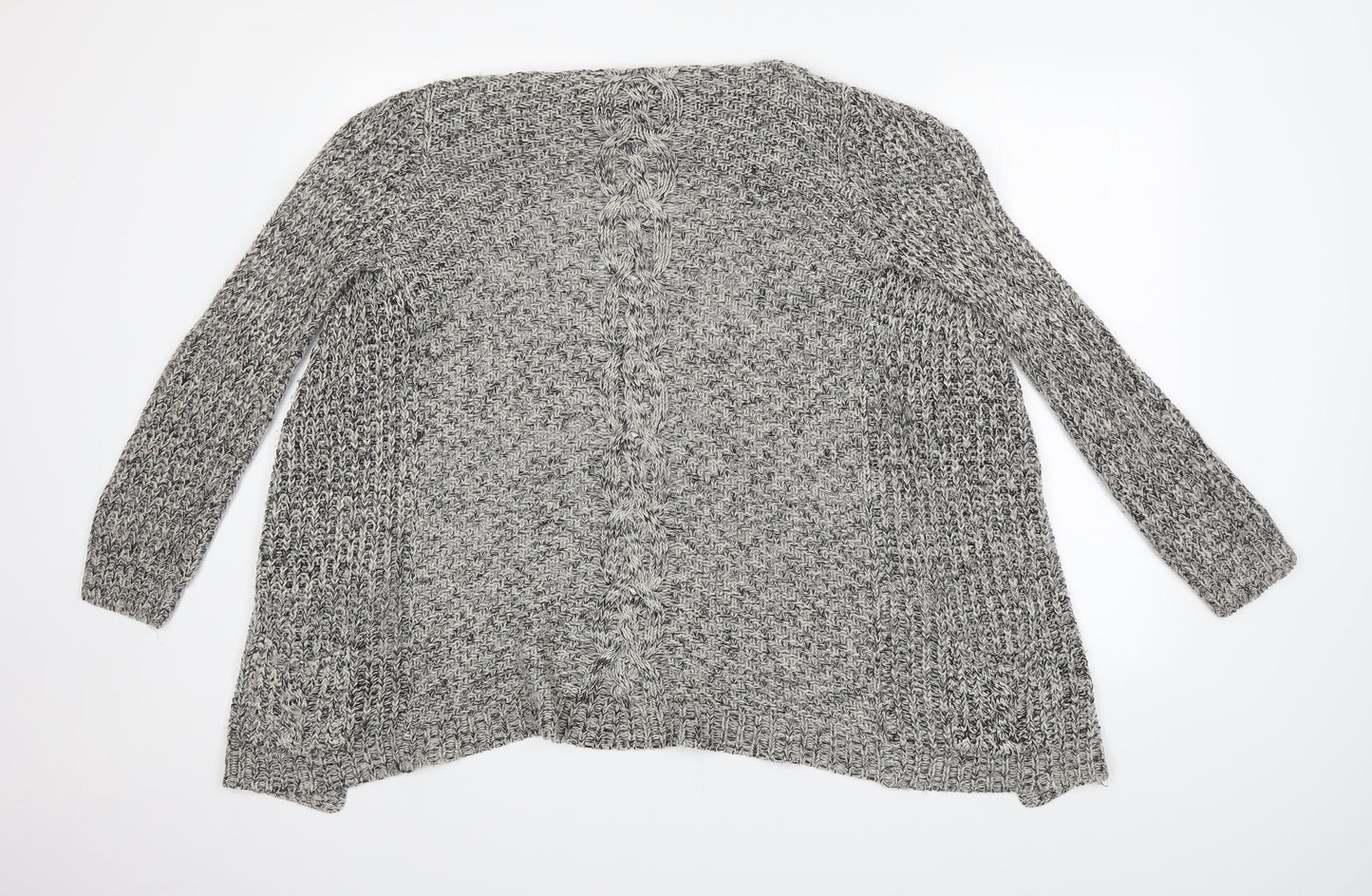 Preworn Womens Grey   Cardigan Jumper Size 8