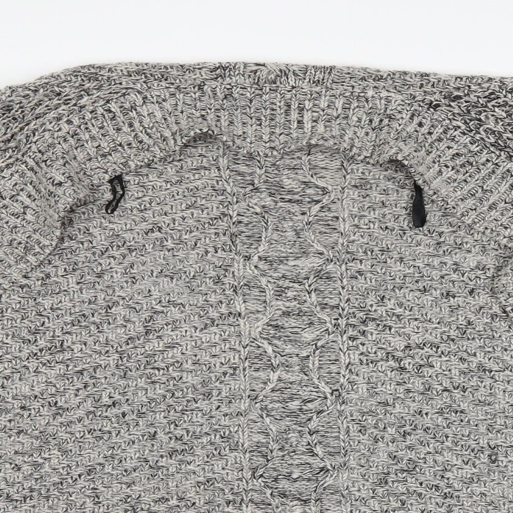 Preworn Womens Grey   Cardigan Jumper Size 8
