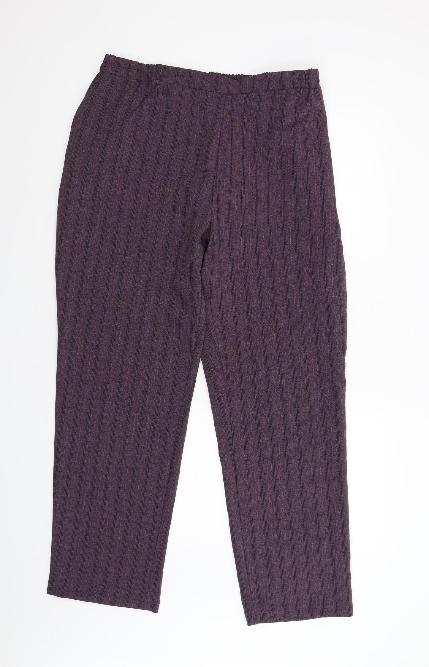 Afibel Womens Purple   Trousers  Size 20 L30 in