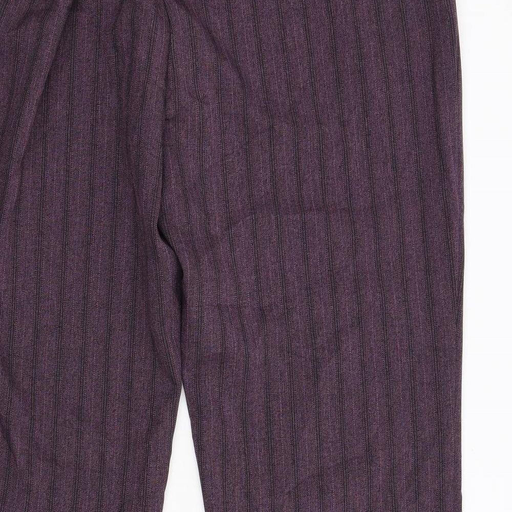 Afibel Womens Purple   Trousers  Size 20 L30 in