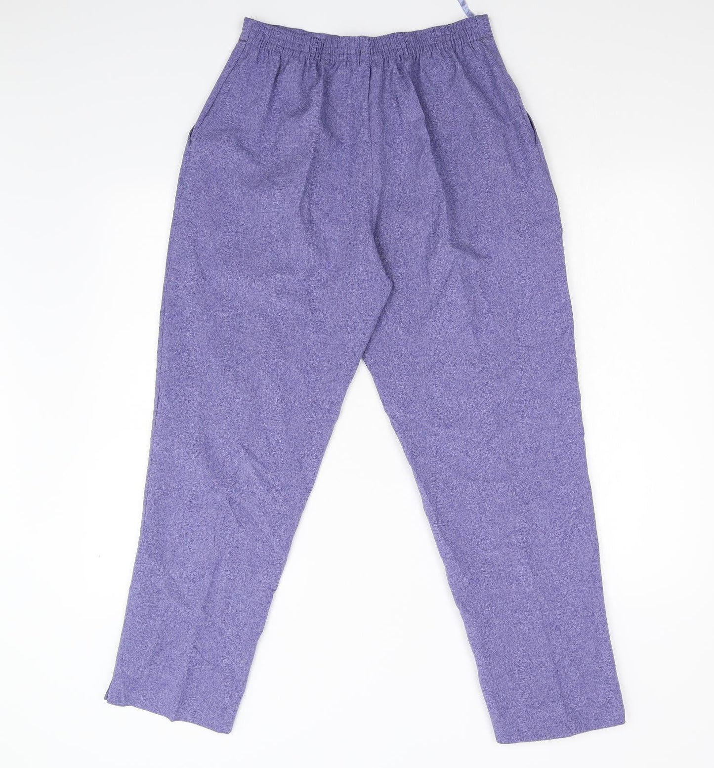 Janique Womens Purple   Trousers  Size 14 L27 in