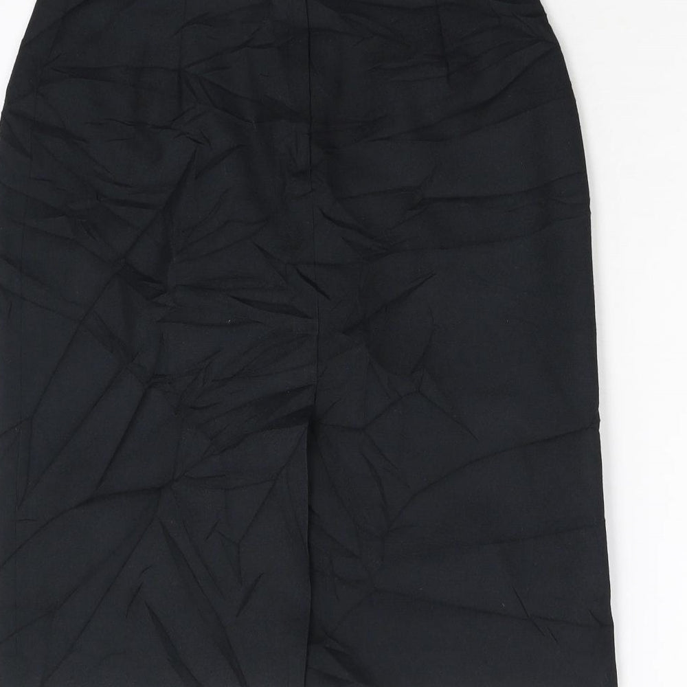 Preworn Womens Black   Straight & Pencil Skirt Size 12