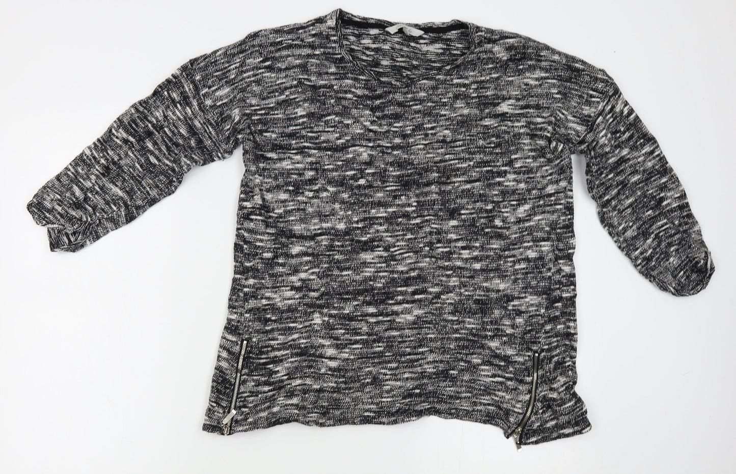 Peacocks Womens Grey   Pullover Jumper Size 16