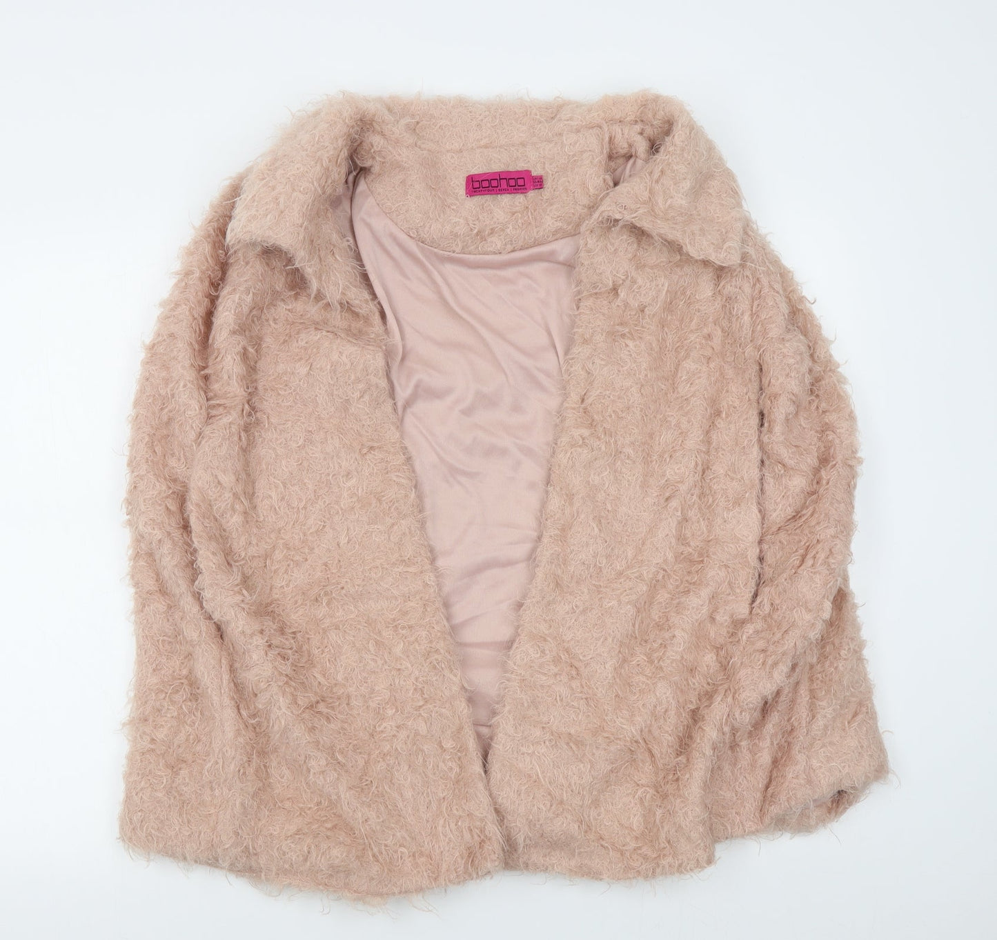 Boohoo Womens Pink   Gilet Jacket Size 14