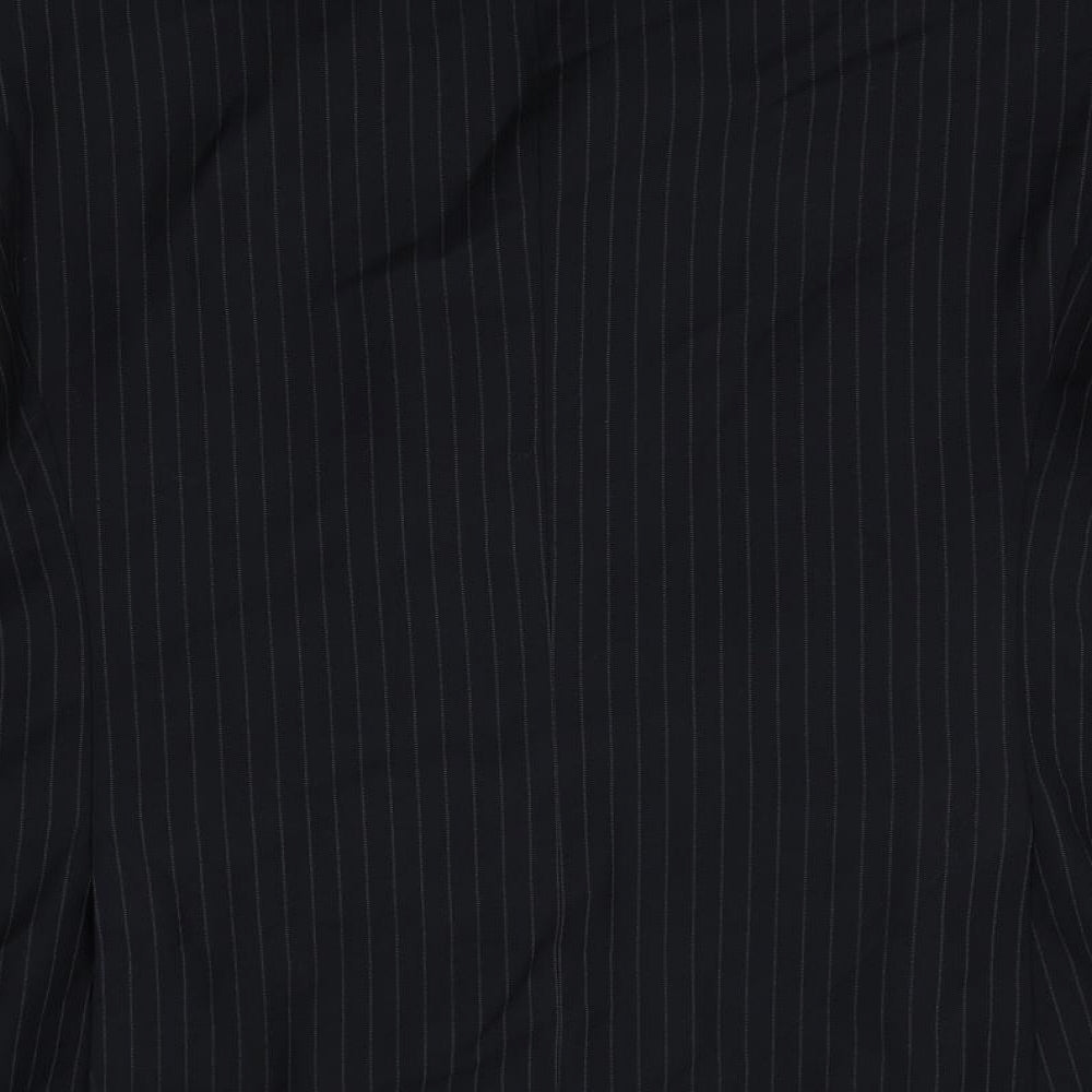 F&F Mens Black Striped  Jacket Blazer