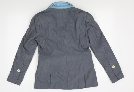 Topshop Womens Grey   Jacket Blazer Size 10