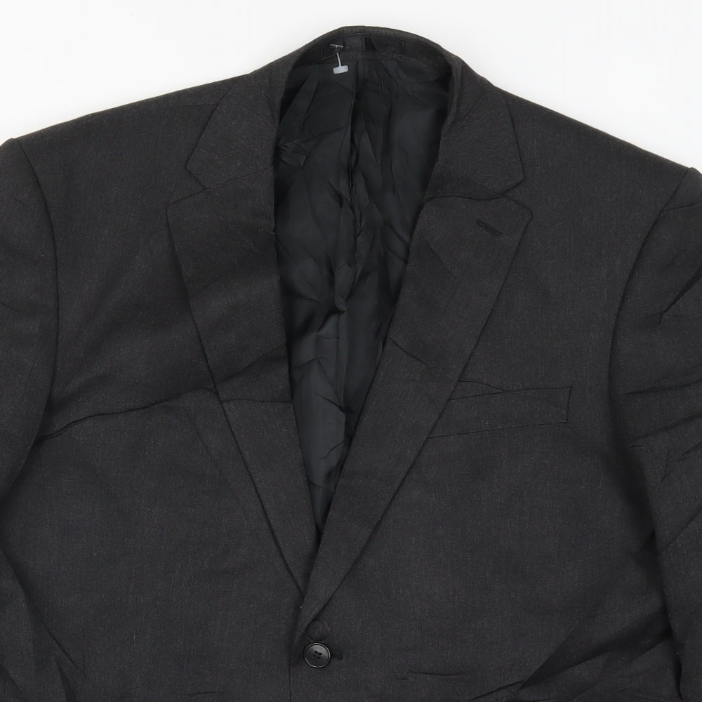 Karl Jackson Mens Grey   Jacket Suit Jacket Size 42