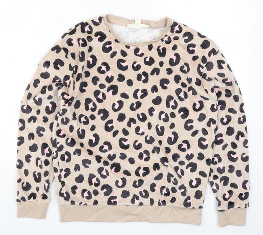 Marks and Spencer Girls Pink Animal Print  Top Pyjama Top Size 11-12 Years