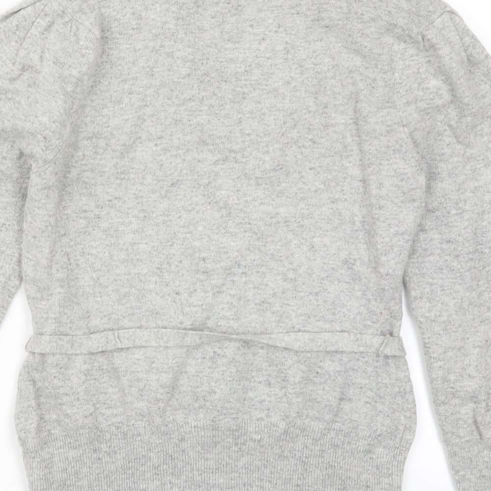 Monsoon Womens Grey  Knit Pullover Jumper Size 10