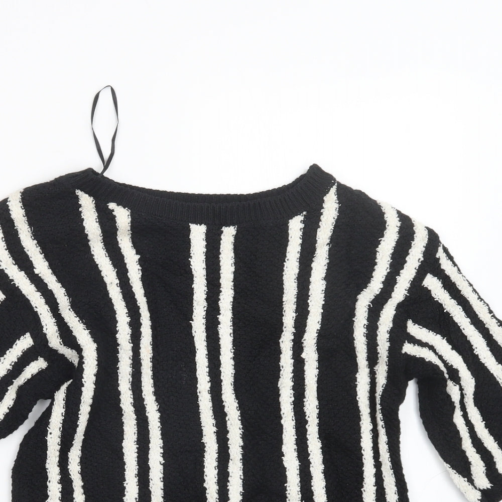 Marks and Spencer Womens Black  Knit Pullover Jumper Size 6