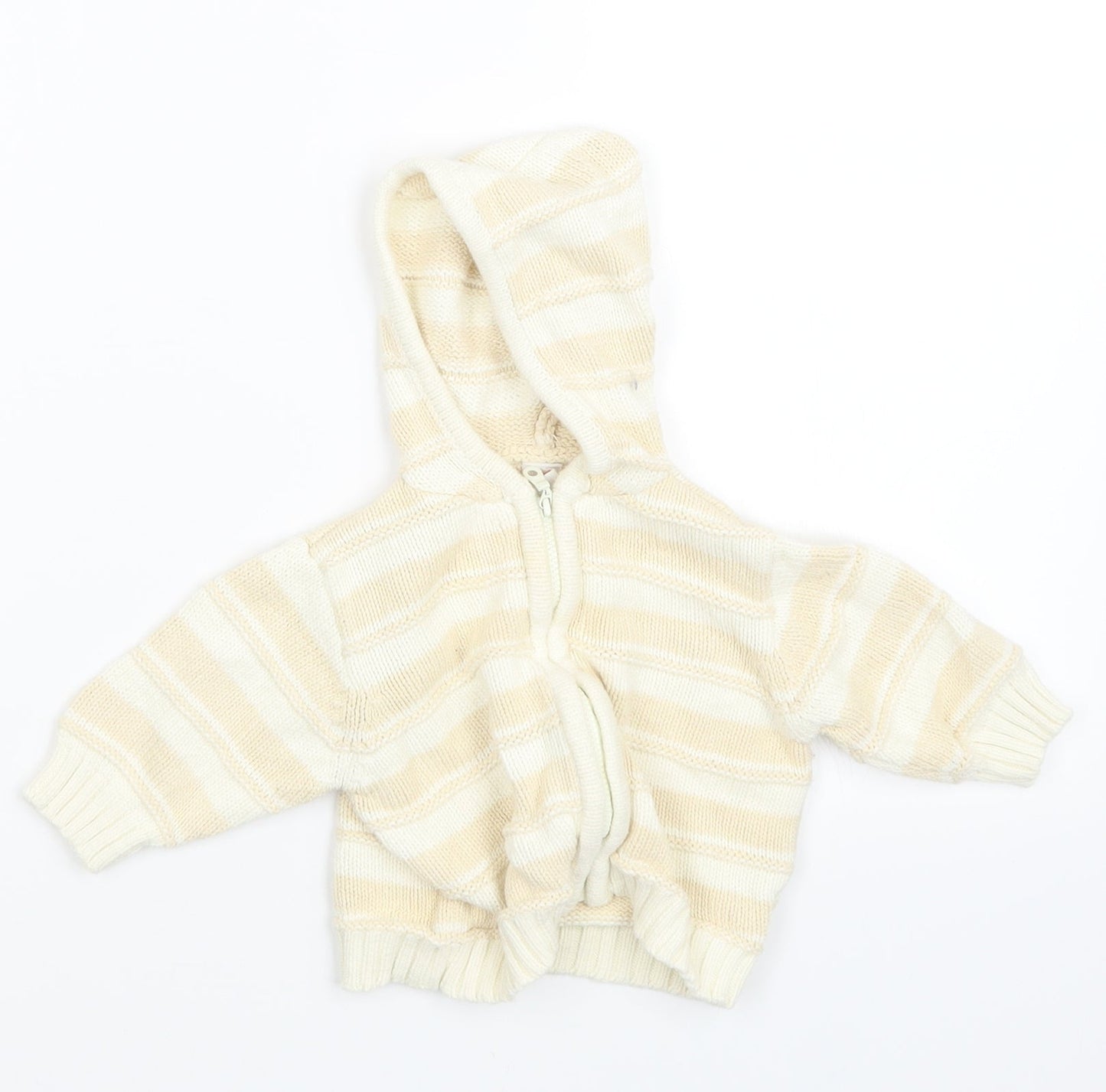 Little Bundloe  Beige  Knit Jacket  Size 3-6 Months