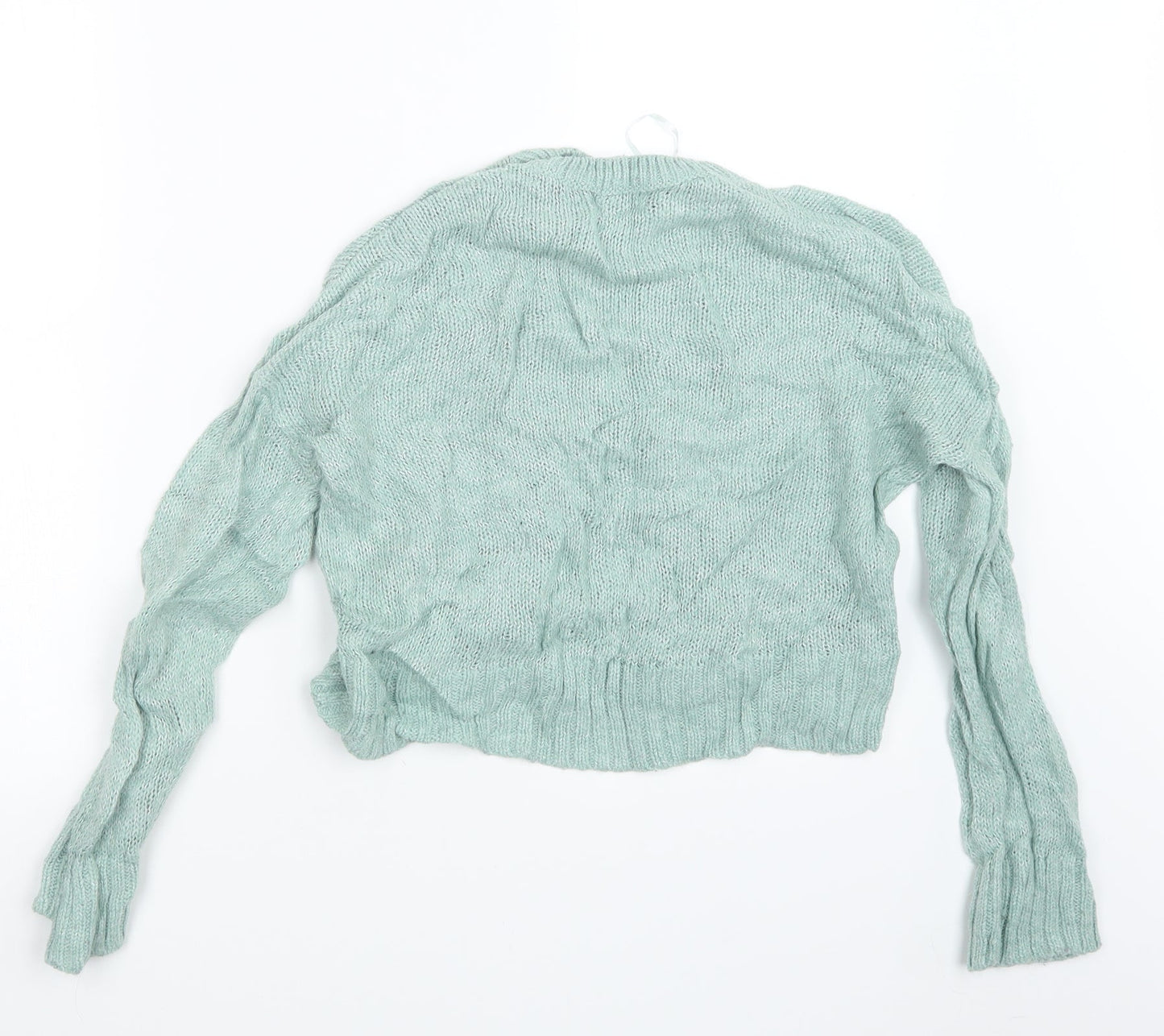 New Look Womens Green  Knit Pullover Jumper Size S