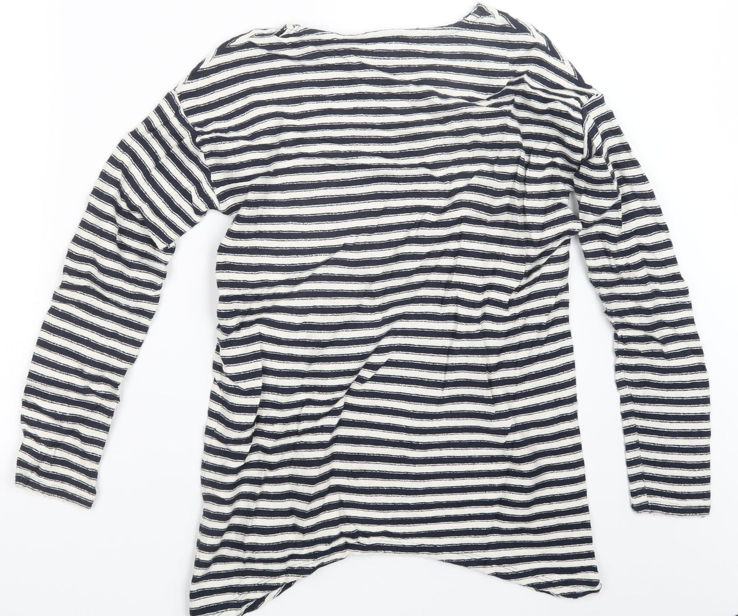 NEXT Womens Blue Striped Knit Pullover Jumper Size 8