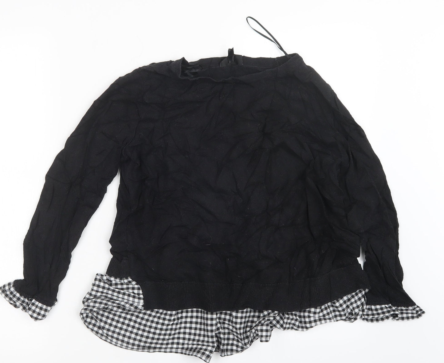 Topshop Womens Black   Pullover Jumper Size 10