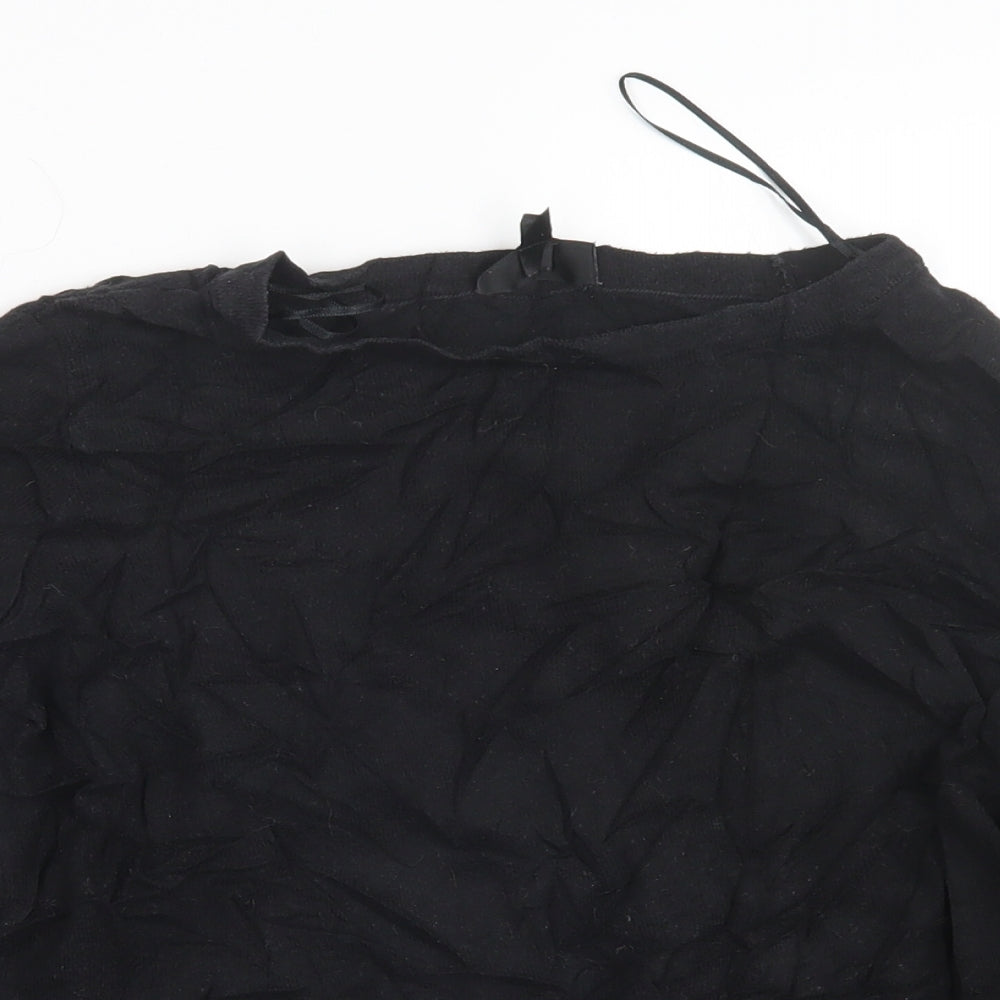 Topshop Womens Black   Pullover Jumper Size 10