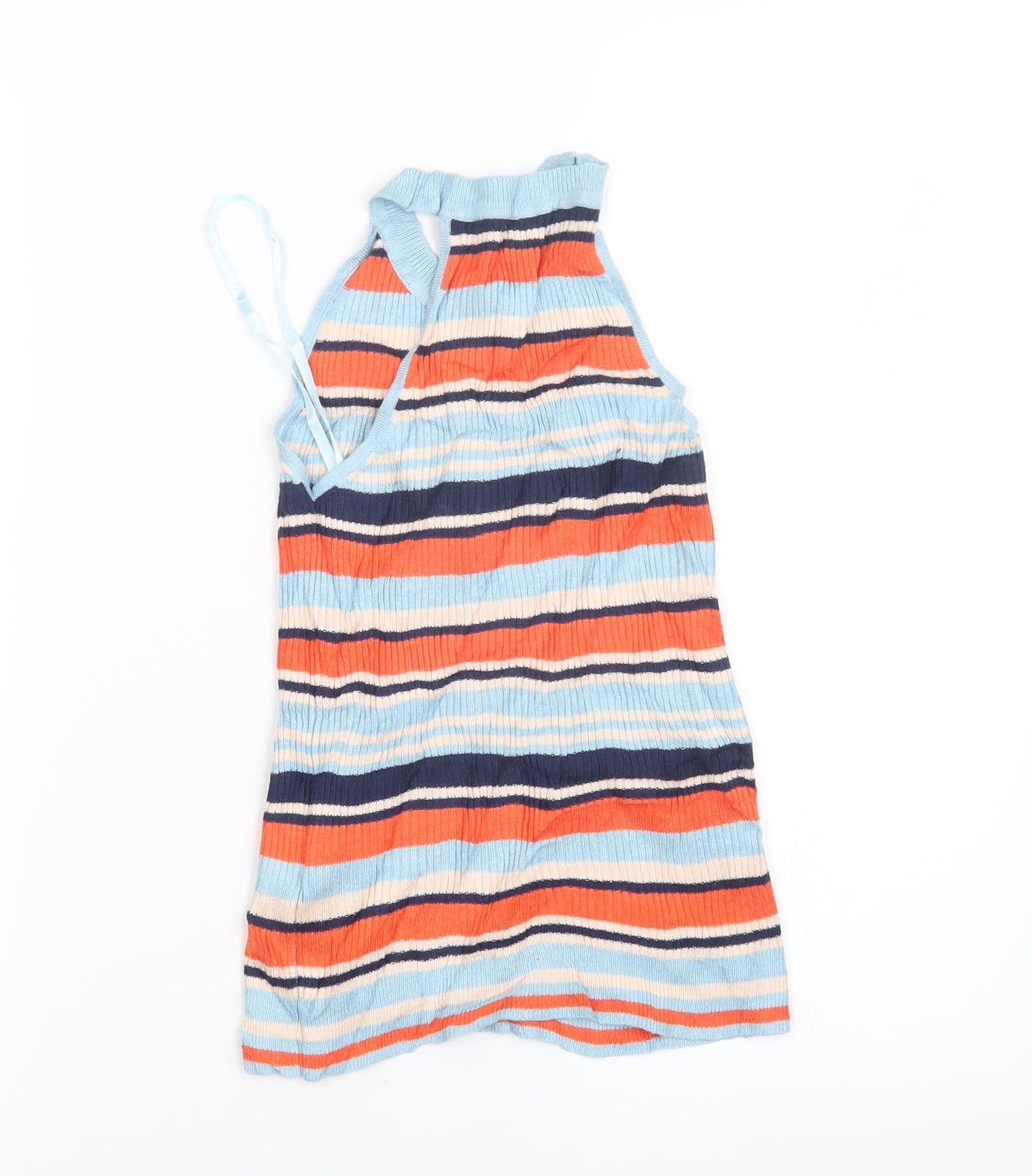 Atmosphere Womens Blue Striped  Pullover Jumper Size 8