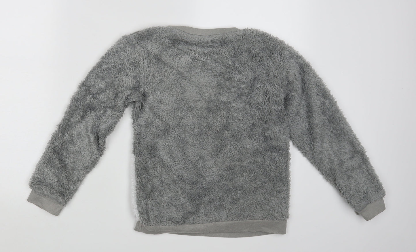 TU Girls Grey   Pullover Jumper Size 9 Years