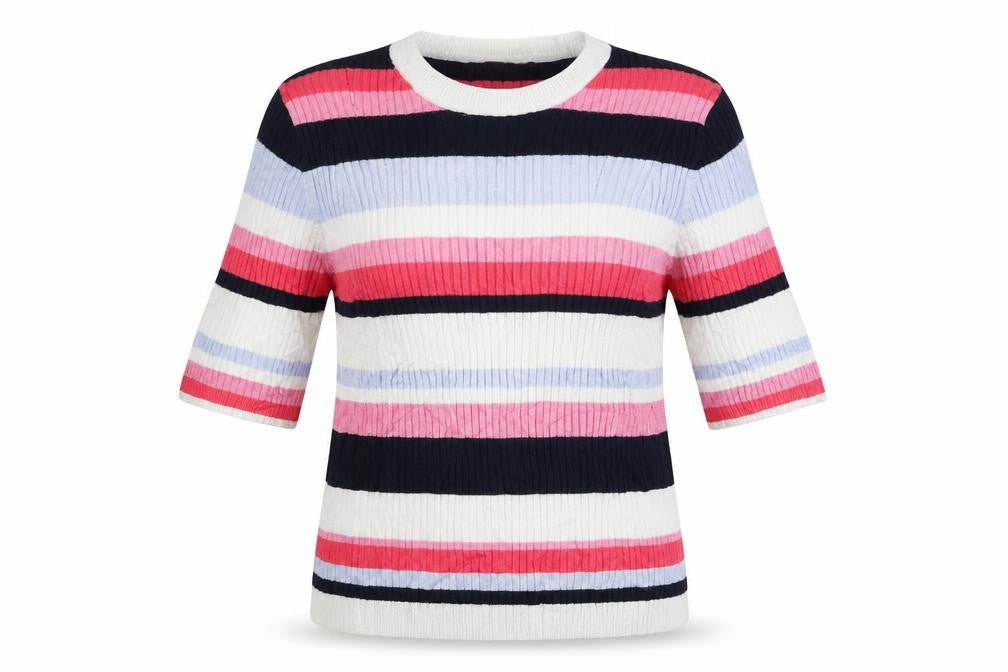 M&S Womens Multicoloured Striped  Pullover Jumper Size 12