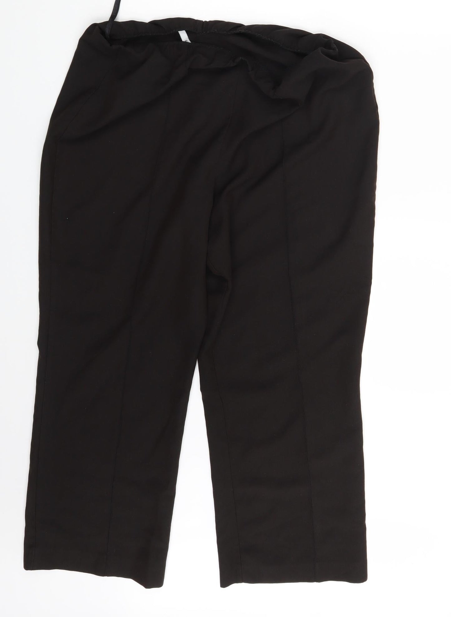 Preworn Womens Brown   Dress Pants Trousers Size 16 L24 in
