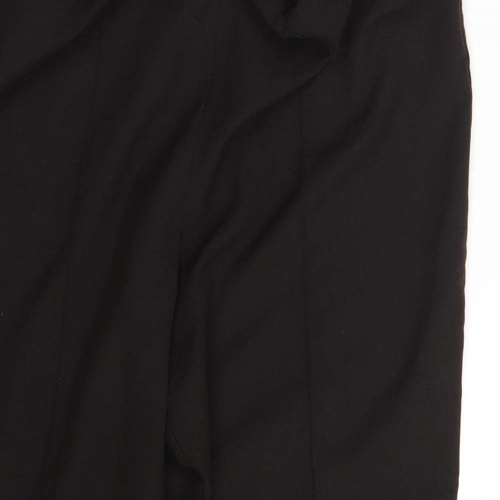 Preworn Womens Brown   Dress Pants Trousers Size 16 L24 in
