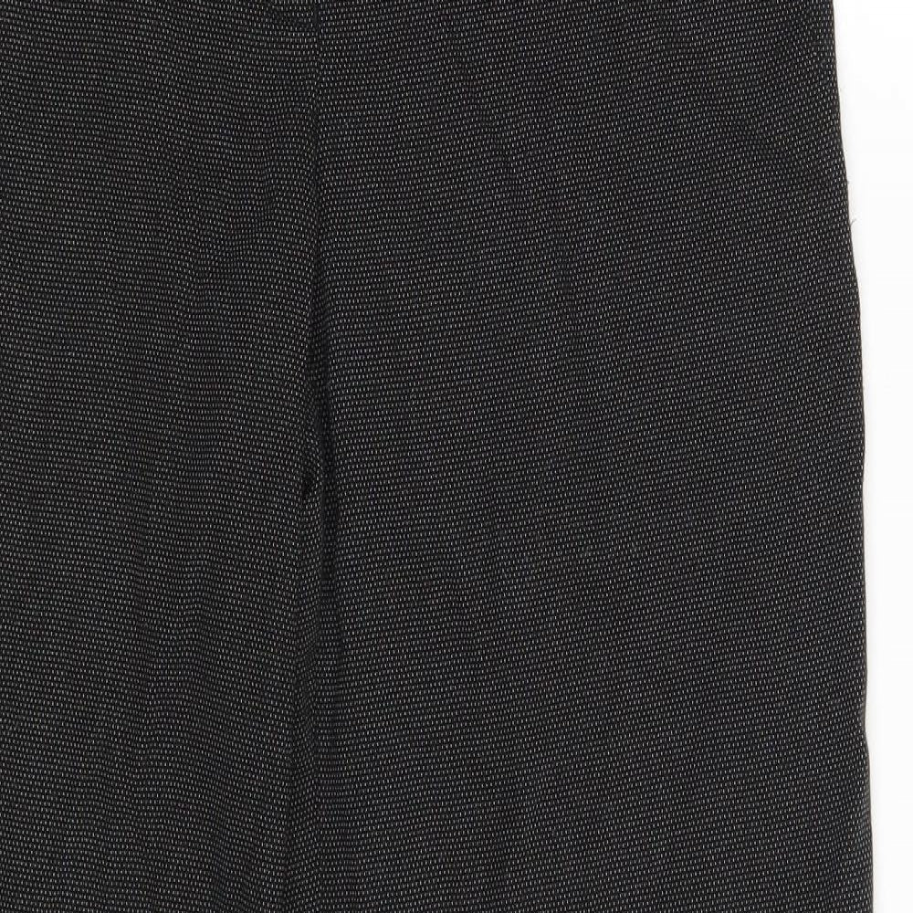 NEXT Womens Black Polka Dot  Dress Pants Trousers Size 12 L29 in