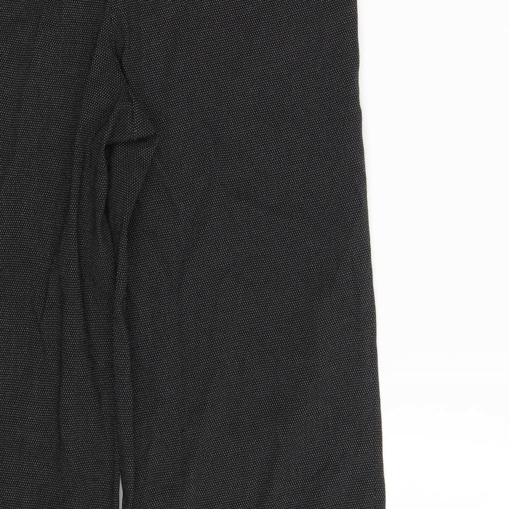 NEXT Womens Black Polka Dot  Dress Pants Trousers Size 12 L29 in