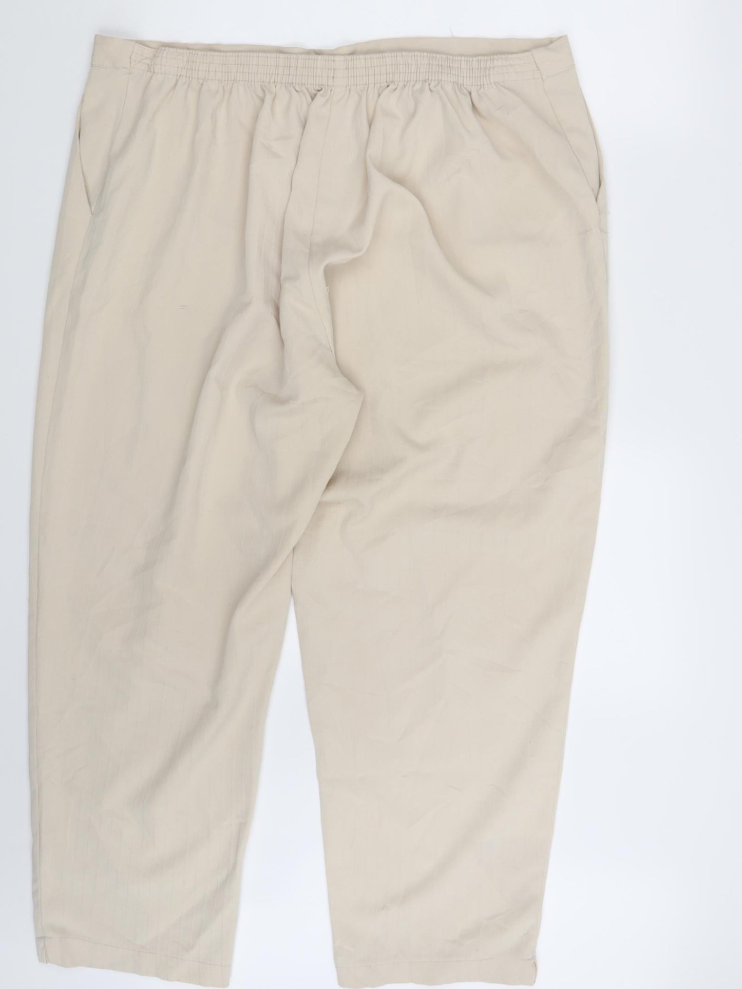 Preworn Womens Beige   Dress Pants Trousers Size 40 in L27 in