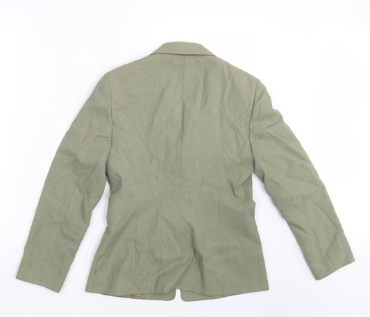 Anne Brooks Womens Green   Jacket Blazer Size 8